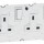 Legrand Arteor 2G 13A SW Socket Outlet