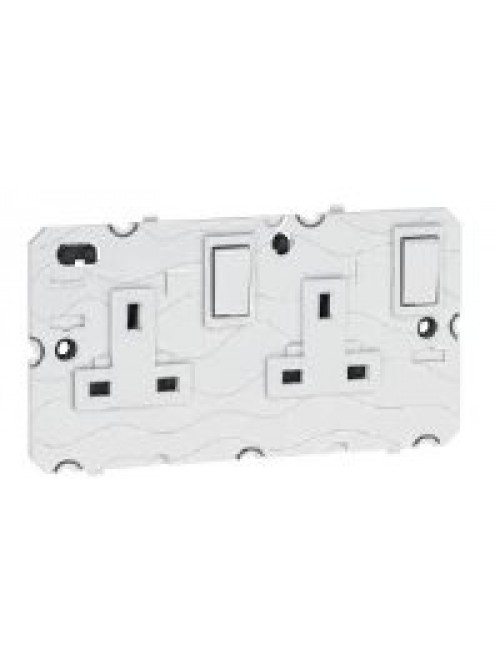 Legrand Arteor 2G 13A SW Socket Outlet