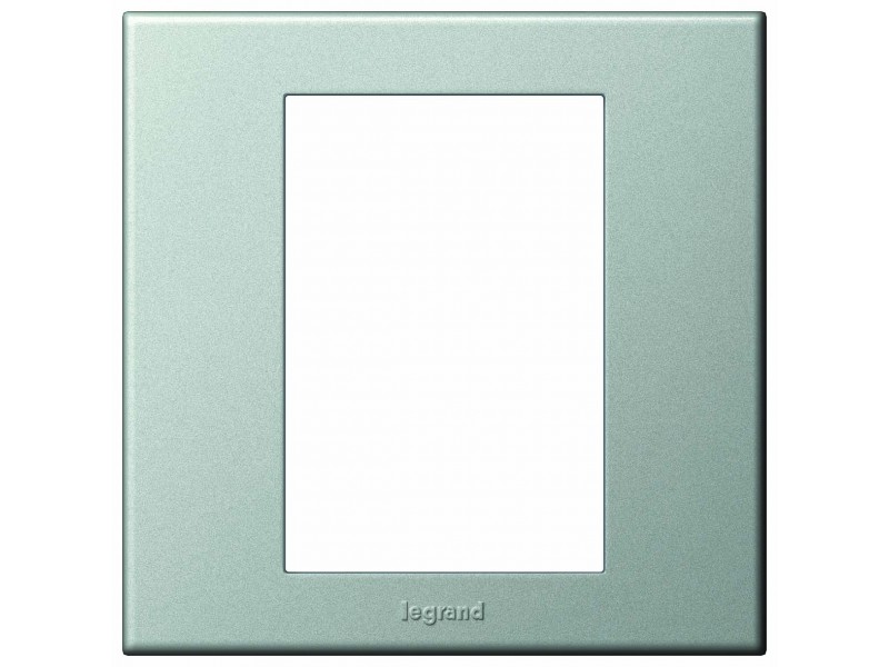Legrand Arteor 3 Modules Plate,Pearl Alu