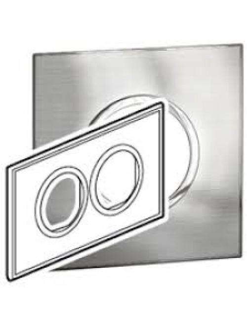 Legrand Arteor 4 Module Plate,Stainless Steel