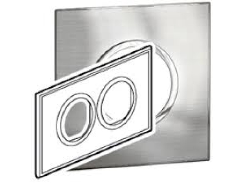 Legrand Arteor 4 Module Plate,Stainless Steel