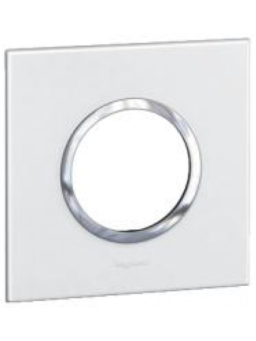 Legrand Arteor 1G Plate,Round Version,White