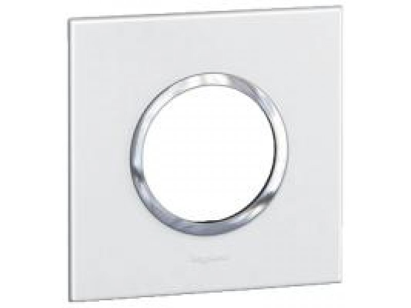 Legrand Arteor 1G Plate,Round Version,White
