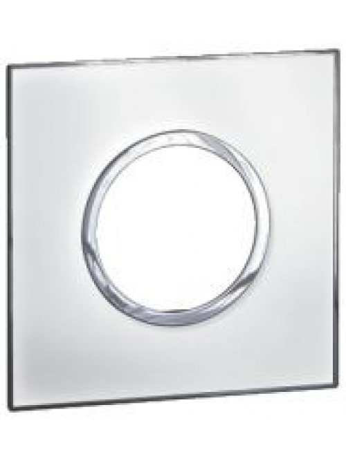Legrand Arteor 1G Plate,Round Version,Mirror White