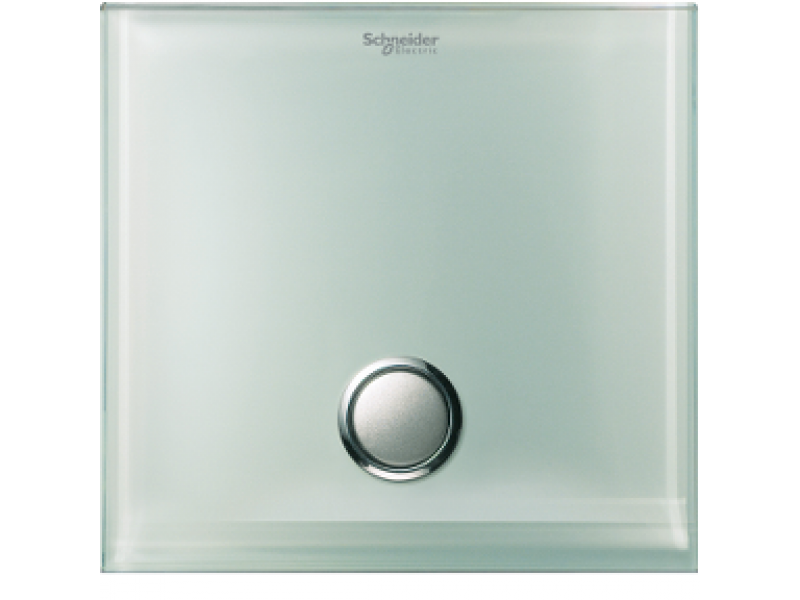 Schneider ULTI 1G Switch Cover,CRYSTAL GLASS