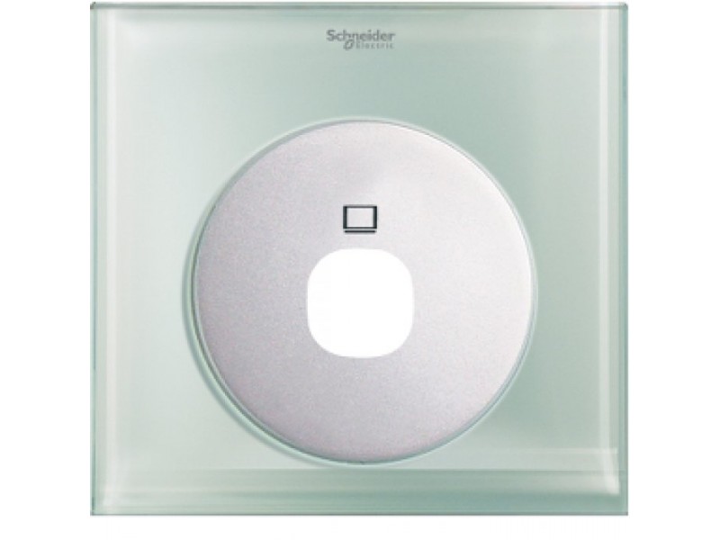 Schneider ULTI 1G TV COVER - CRYSTAL GLASS