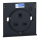 Schneider 13A 1G SW SOCKET MODULE,BLUE LED