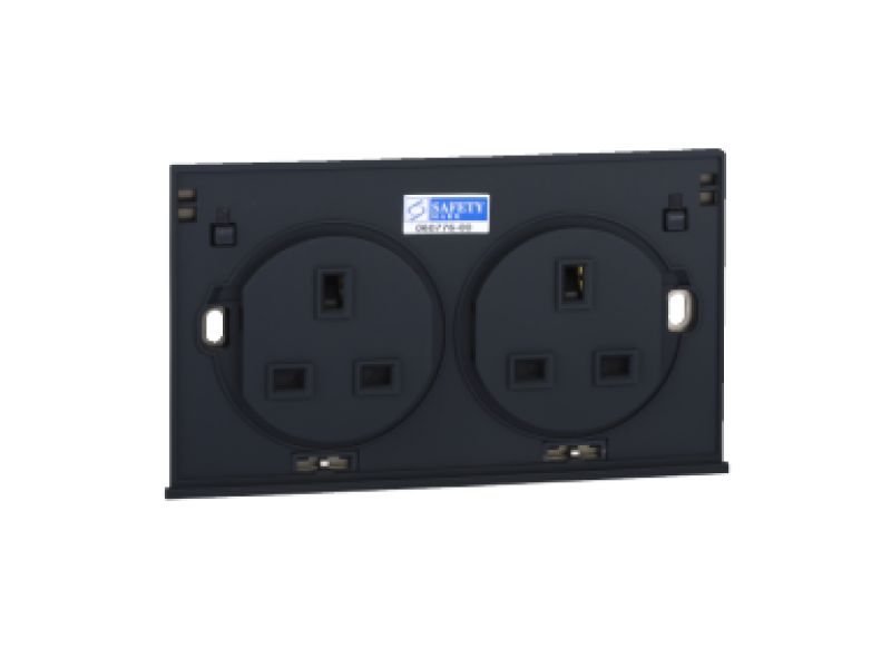 Schneider ULTI 2G SW SOCKET MODULE,BLUE LED