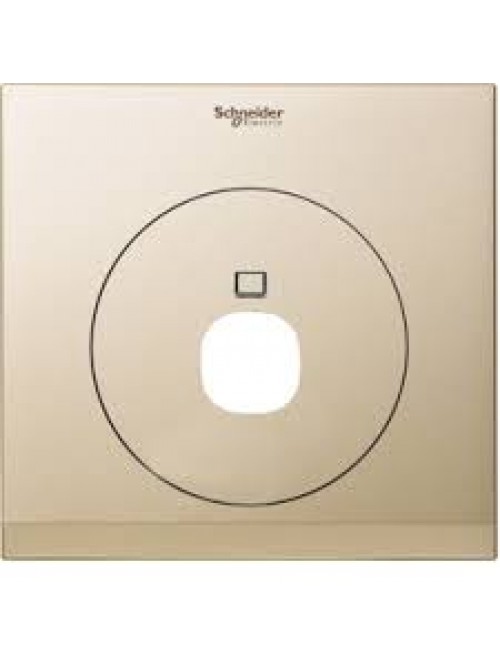 Schneider ULTI  1G TV MODULE COVER, CHAMPAGNE GOLD