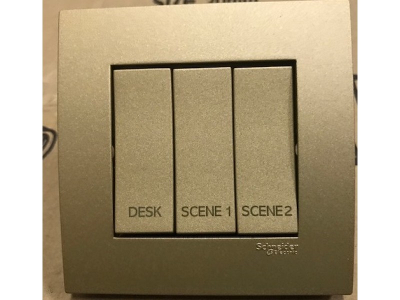 Schneider Vivace KB33U 3G2W with Engraving  Schneider Vivace KB33U 3G2W with Engraving
