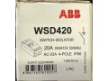 ABB 20A 4 Pole Isolator WSD420 IP66