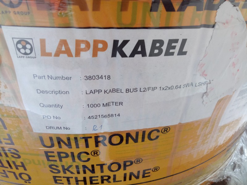 Lapp able bus l2/fip 1*2*0.64 sea LSHF