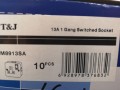 T&J 1G13A Switched Socket  Metal 