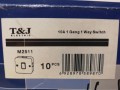 T&J 1G1W Switch Metal 