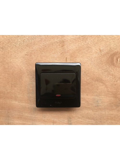 T&J 20A Radiance DP Switch-Gross Black 