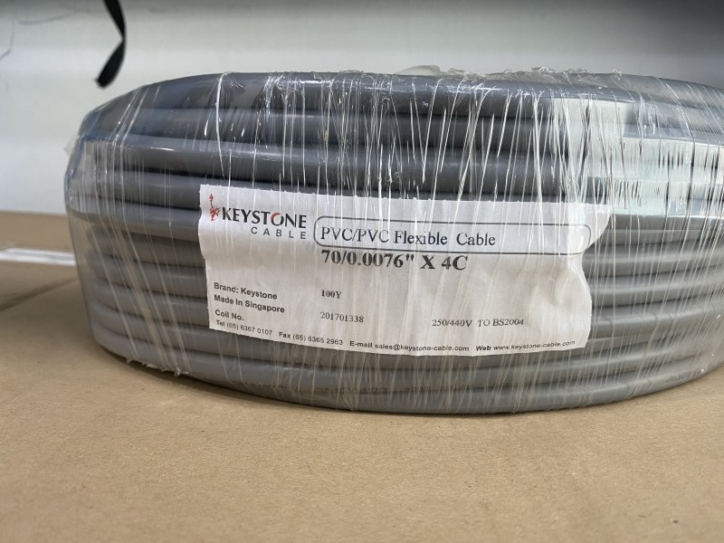 Keystone 4C70 PVC Cable - 100Y
