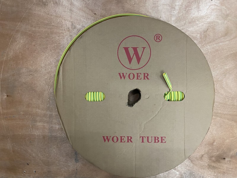 3mm Heat Shrink Green/Yellow( WOER-3mm )