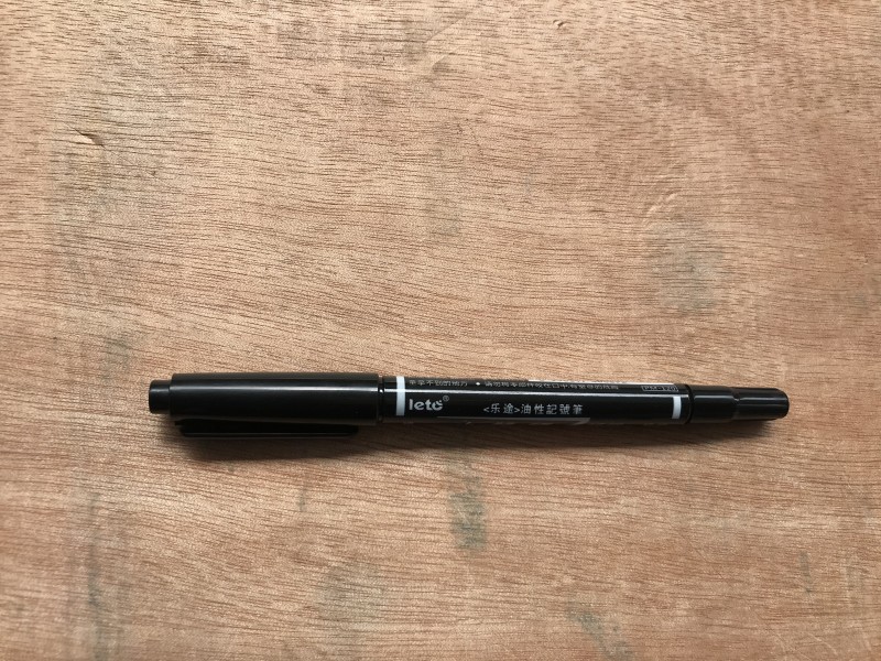 2 Way Marker Pen (Black)