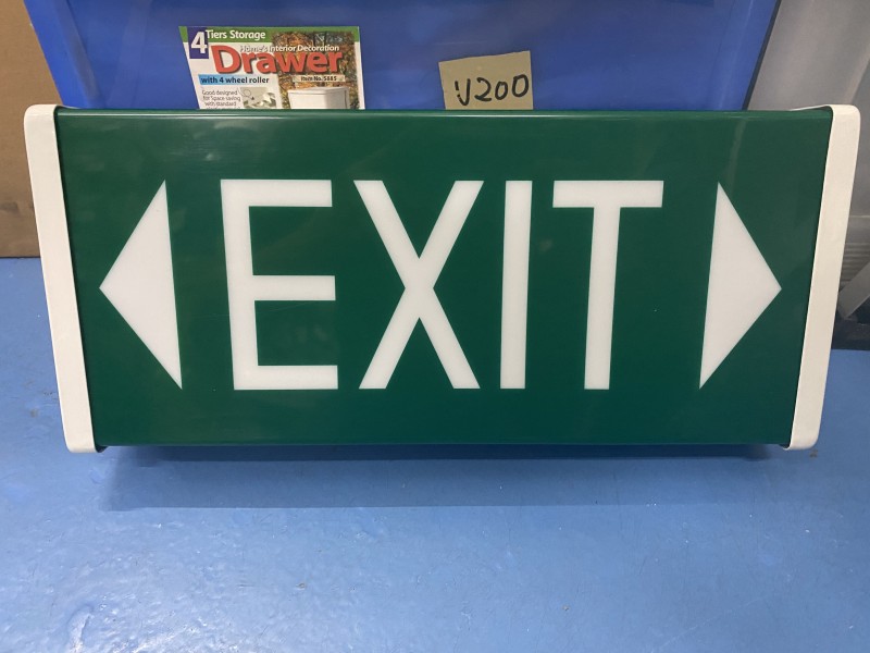 Maxspid Surface LED Boxter Single Side Double Arrow Exit Light