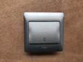 T&J 1G Radiance Bell Press Switch-Gross Silver