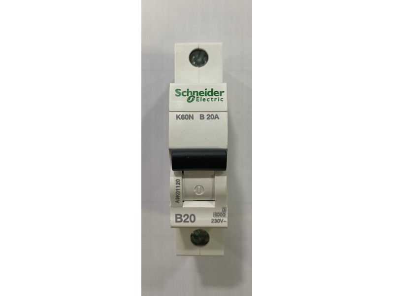 Schneider K60 1P 20A 6KA MCB  