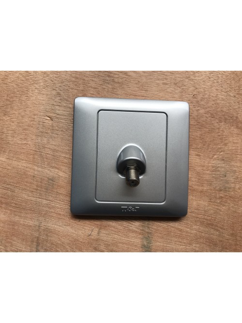 T&J 1G TV Radiance Outlet-Gross Silver