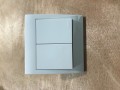 Hager 2G2W Stylea Switch -White