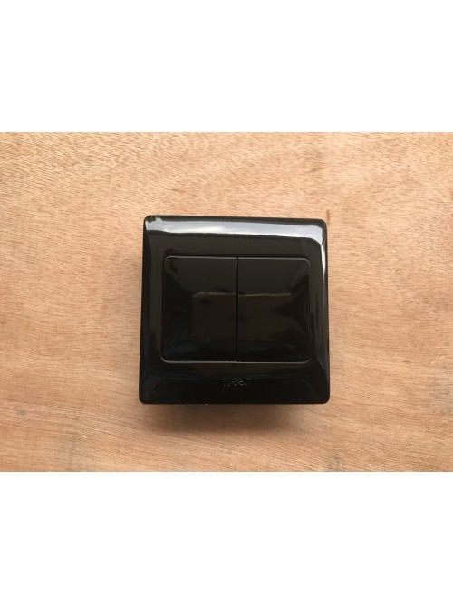 T&J 2G2W Radiance Switch-Gross Black 
