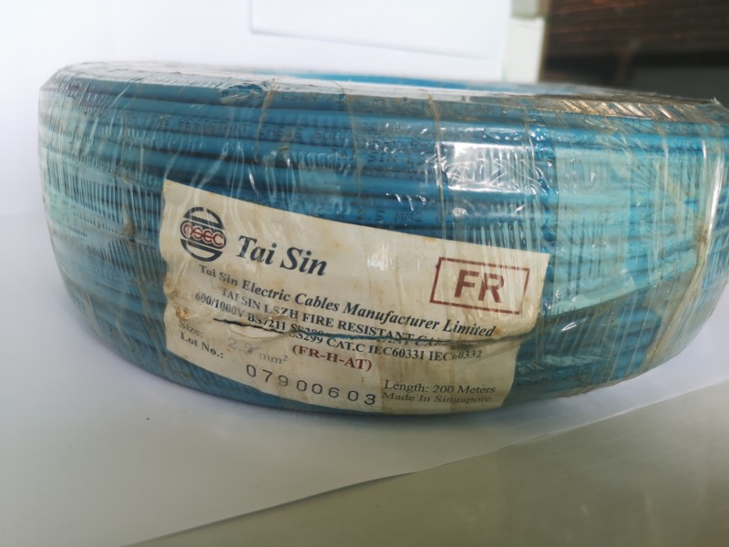 Tai Sin FR Cable 2.5mm2 200m ( Blue ) 