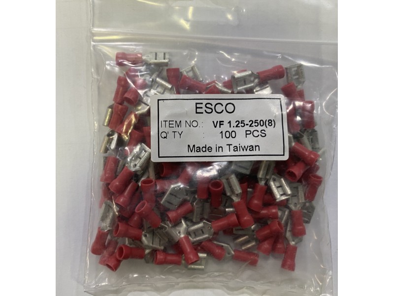 Esco Insulated Female Lug - Red ( VF1.25 - 250(8))