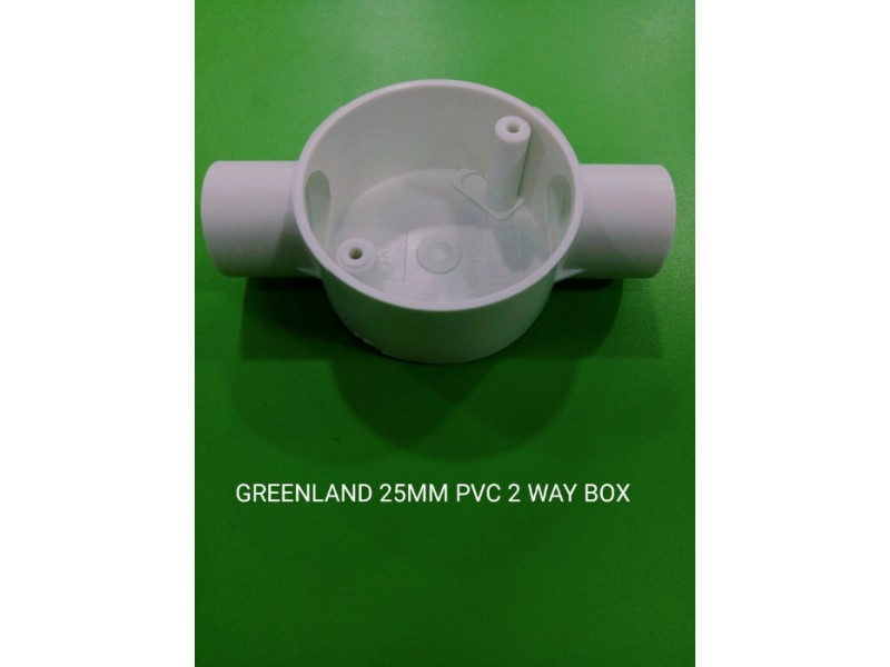 Greenland 25mm PVC Thru-Box (white)