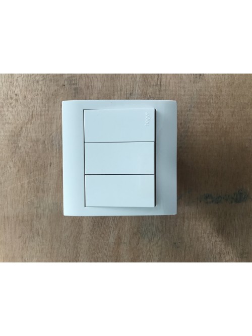 Hager 3G2W Stylea Switch -White