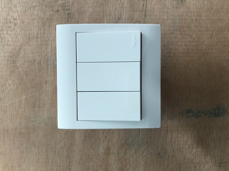 Hager 3G2W Stylea Switch -White