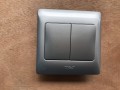 T&J 2G1W Radiance Switch-Gross Silver