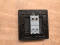 T&J 1G1W Radiance Switch-Gross Black 