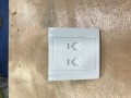Hager 2G RJ45 Stylea Cat5e-White 