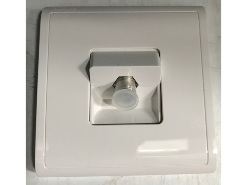 Schneider Pieno E8231TVF CATV Outlet White