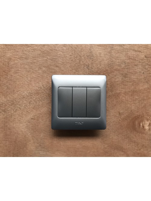 T&J 3G2W Radiance Switch-Gross Silver