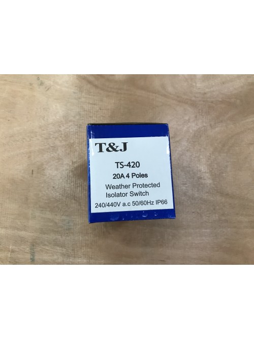 4P20A T&J Isolator-Grey