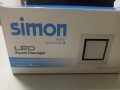 Simon square black inner ring downlight