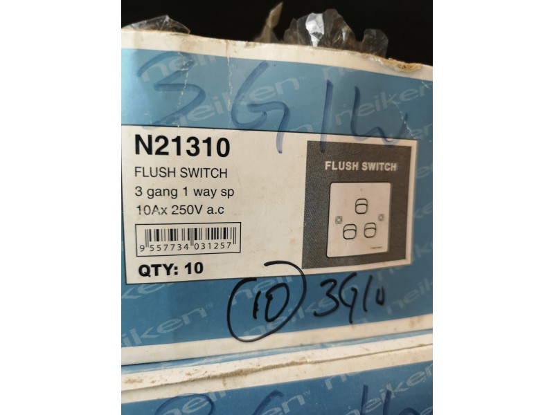 Neiken Flush Switch 3G 1 Way 