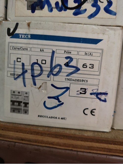 Terasaki MCB 4P63A 10KA Type C 