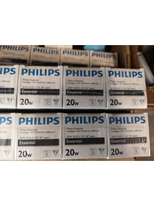 Philips Essential Halogen Bulb MR16 12V 20W 