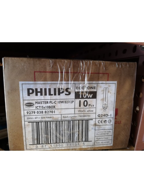 Philips PL-C 10w  Tube 827 Warm White 