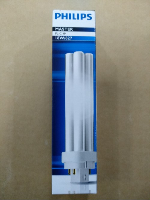 Philips PL-C 18W Tube 4pin 827 Warm White