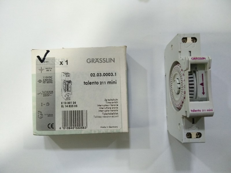 Grasslin talento 211 mini analog timer Grasslin talento 211 mini analog timer