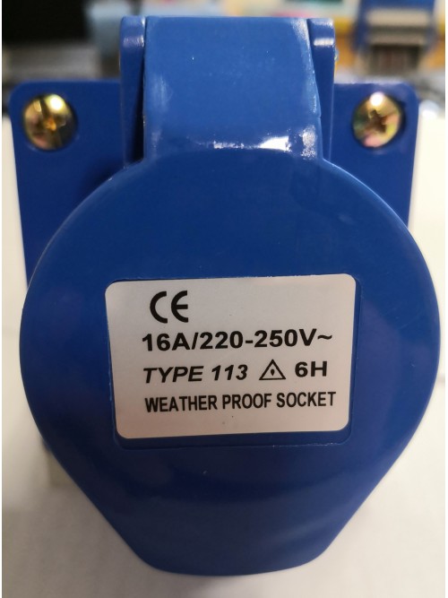 3P16A Female CE Wall socket