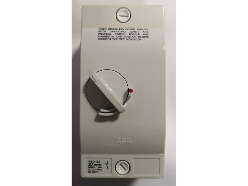 ABB 4P32A IP66 Isolator (WSD432)