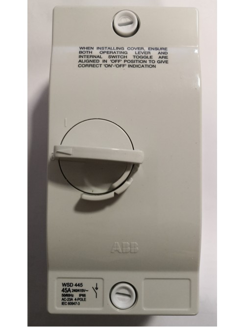 ABB 4P45A IP66 Isolator (WSD445)