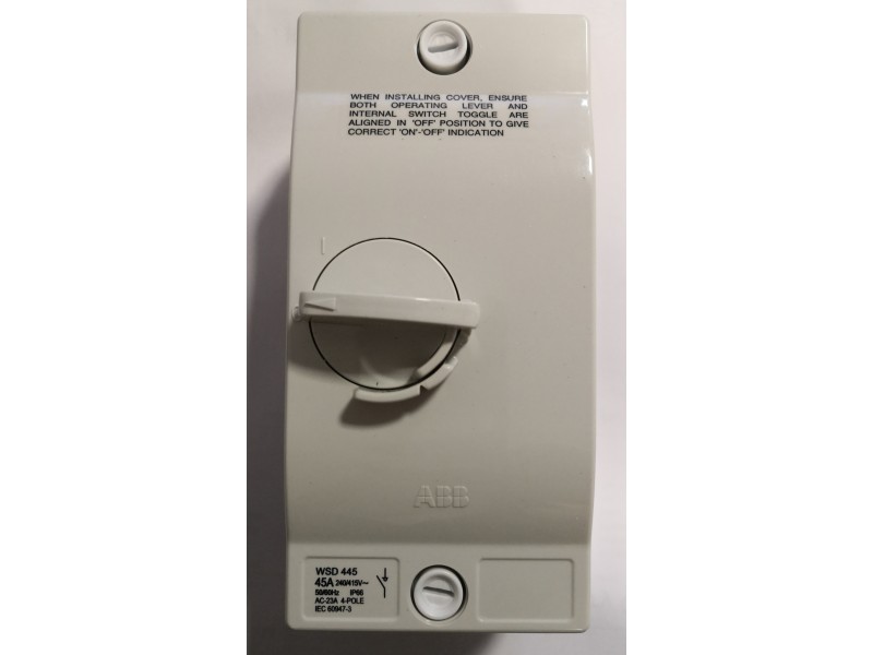 ABB 4P45A IP66 Isolator (WSD445)